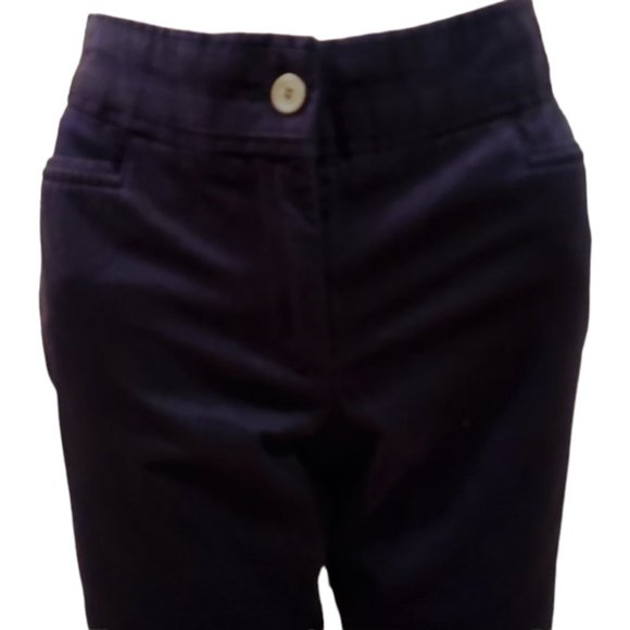 NEW Sag Harbor Navy Capris Size 6P - Picture 5 of 9